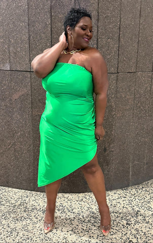 Eternal Elegance Bodycon Dress (Green)