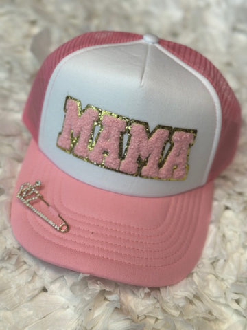 MAMA Trucker Hat (pink)