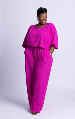 Fuschia Texture 2pc Set