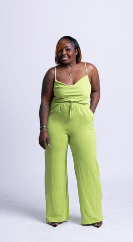 Sunlit Jumpsuit (Lime)